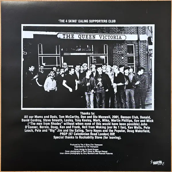 4 Skins - The Good, The Bad & The 4 Skins (Yellow, LP, Album, Reissue) - фото №9