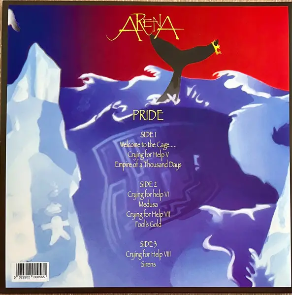 Arena - Pride (2 платівки, 180 грам, Червоний, Односторонній, Альбом, Гравірована, Лимітоване) - фото №2