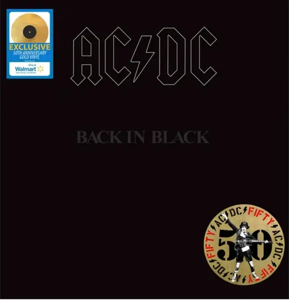 AC/DC - Back In Black (Gold, LP, Album, Reissue, Remastered, Stereo)