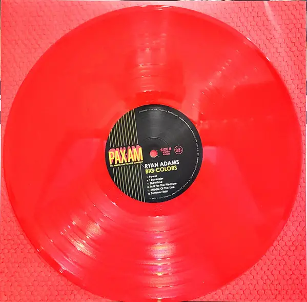 Ryan Adams - Big Colors (2 пластинки, Red, LP, Album) - фото №7