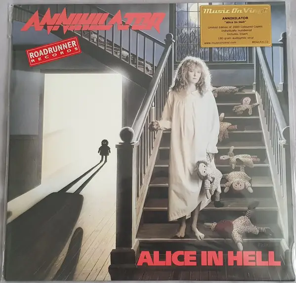 Annihilator - Alice In Hell (Синий, Мрамор, Альбом, Лимитированое, Пронумерованный)