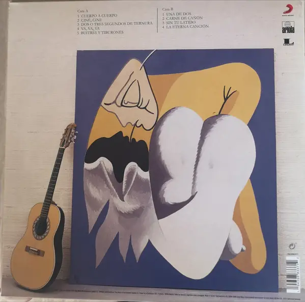 Luis Eduardo Aute - Cuerpo A Cuerpo (Раскладная обложка, Альбом, Переиздание) - фото №2