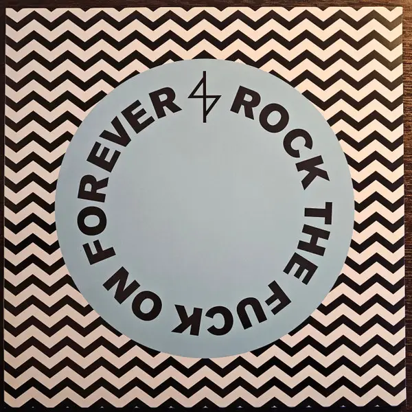 Angel Du$t - Rock The Fuck On Forever (Синий, Чёрный, Брызги, 45 об/мин, Альбом, Лимитированое, Дополнительная печать)