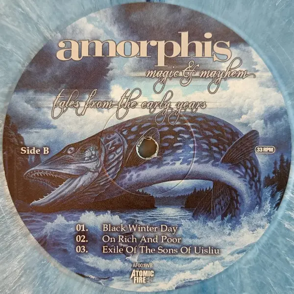 Amorphis - Magic & Mayhem - Tales From The Early Years (2 платівки, Синій, Альбом, Лимітоване, Перевидання) - фото №7