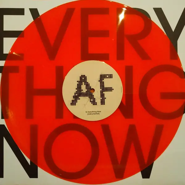 Arcade Fire - Everything Now (Оранжевый, 33 ⅓ об/мин, Сингл, Лимитированое) - фото №4