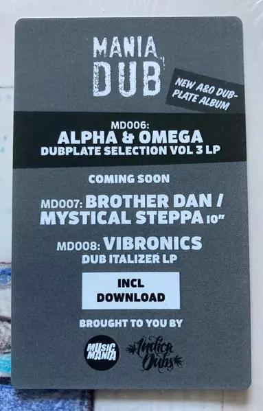 Alpha & Omega - Dubplate Selection Vol. 3 (Альбом) - фото №5