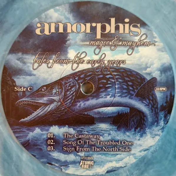 Amorphis - Magic & Mayhem - Tales From The Early Years (2 платівки, Синій, Альбом, Лимітоване, Перевидання) - фото №8