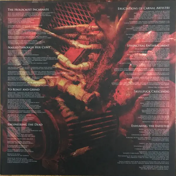Aborted - Engineering The Dead  (Red, Transparent, LP, Album, Reissue) - фото №5
