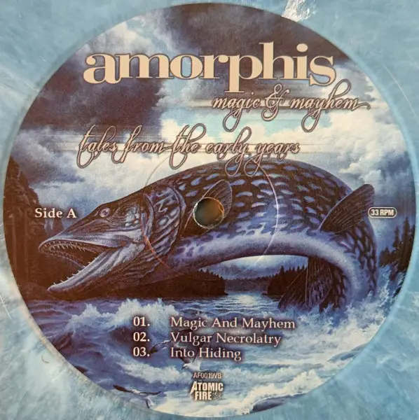 Amorphis - Magic & Mayhem - Tales From The Early Years (2 платівки, Синій, Альбом, Лимітоване, Перевидання) - фото №6