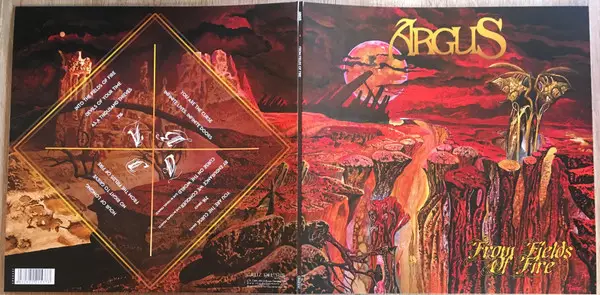 Argus - From Fields Of Fire (2 платівки, Червоний, Білий, Бризки, Альбом, Лимітоване) - фото №6