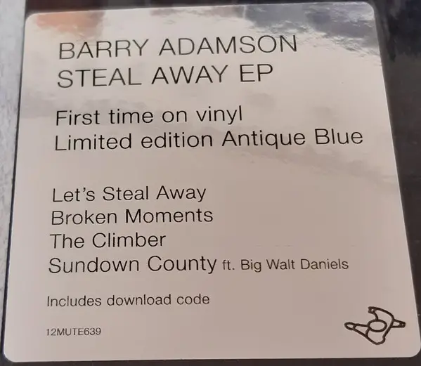 Barry Adamson - Steal Away EP (Blue, EP) - фото №3