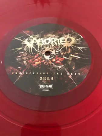 Aborted - Engineering The Dead  (Red, Transparent, LP, Album, Reissue) - фото №7