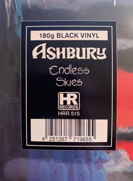 Ashbury - Endless Skies (180 грамм, Чёрный, Альбом, Переиздание, Ремастеринг, Дополнительная печать) - фото №2