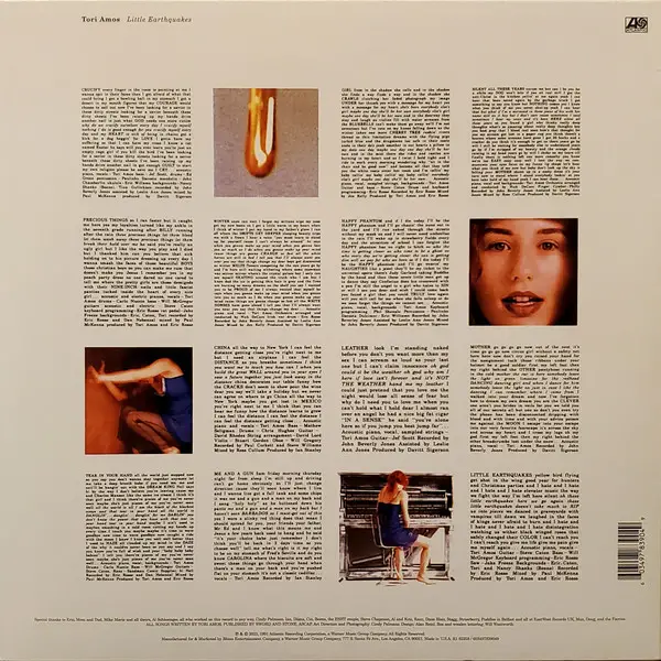 Tori Amos - Little Earthquakes (2 платівки, Зелений, Напівпрозорий, Альбом, Перевидання, Ремастеринг, Спеціальне видання) - фото №2