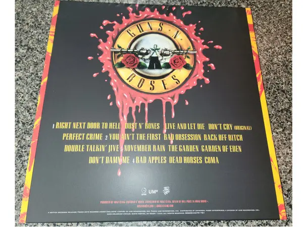 Guns N' Roses - Use Your Illusion I & II (12 платівок, Збірник, Deluxe видання, Лимітоване, Перевидання, Ремастеринг) - фото №11