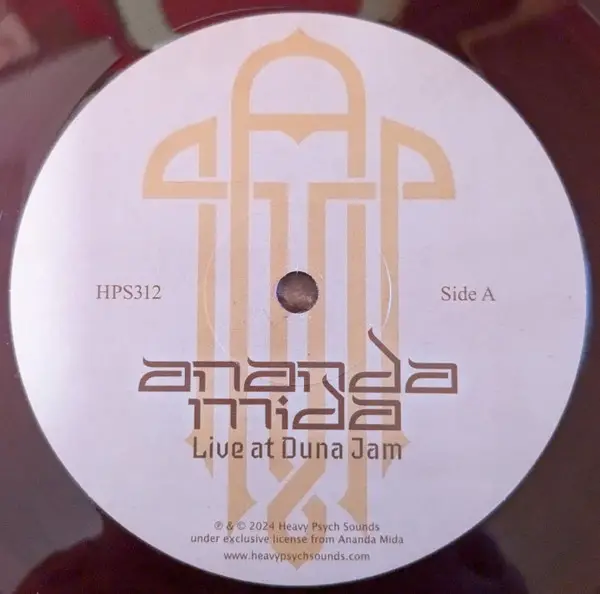 Ananda Mida - Live At Duna Jam (Прозрачный, Фиолетовый, Альбом, Лимитированое) - фото №3