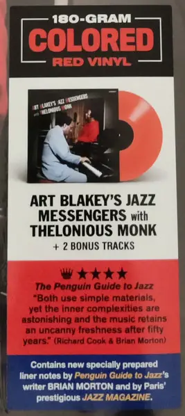 Art Blakey's Jazz Messengers with Thelonious Monk - Art Blakey  (Альбом) - фото №5