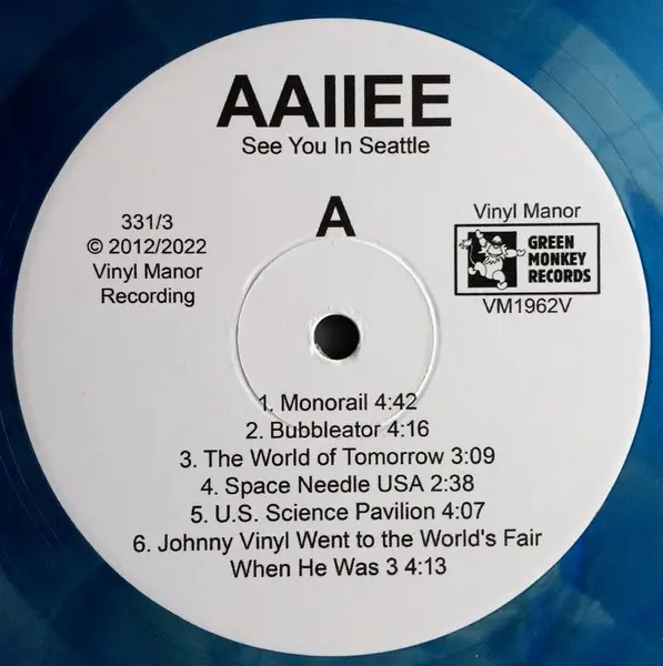 Aaiiee - See You In Seattle (Colored, vinyl, LP, Album, Reissue) - фото №3