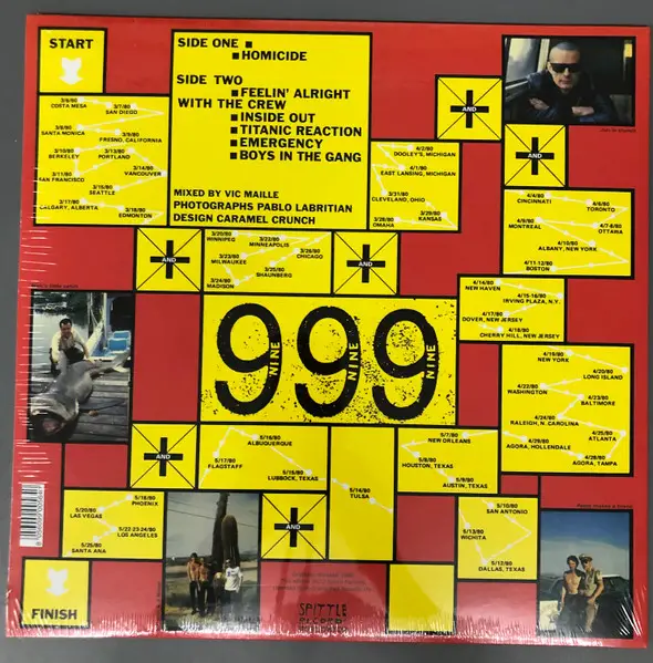 999 - The Biggest Tour In Sport (LP, Mini-Album, Reissue) - фото №2