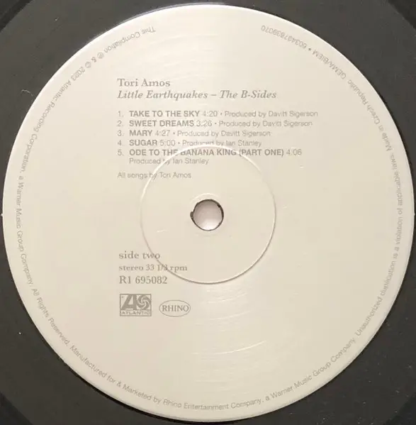 Tori Amos - Little Earthquakes - The B-Sides (Record Store Day, Сборник, Лимитированое, Ремастеринг) - фото №5
