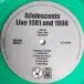 Adolescents - Live 1981 And 1986 (Green, LP, Album, Reissue) - фото №5