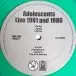 Adolescents - Live 1981 And 1986 (Green, LP, Album, Reissue) - фото №4