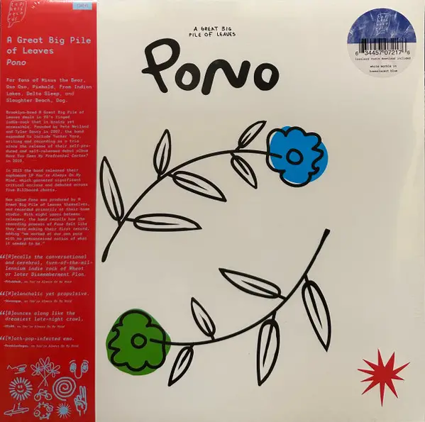 A Great Big Pile Of Leaves - Pono (Blue, Translucent, LP)