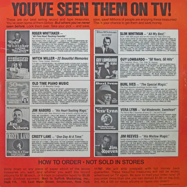 Tennessee Ernie Ford - The All-Time Favorite Hymns (LP, Compilation) - фото №2