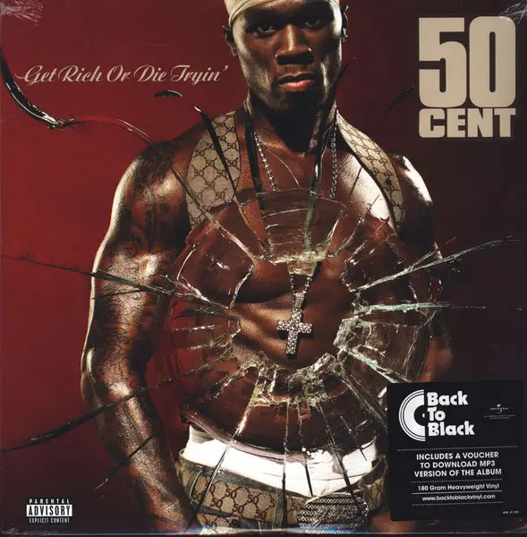 50 Cent - Get Rich Or Die Tryin' (2 пластинки, 180 грамм, Альбом, Переиздание)