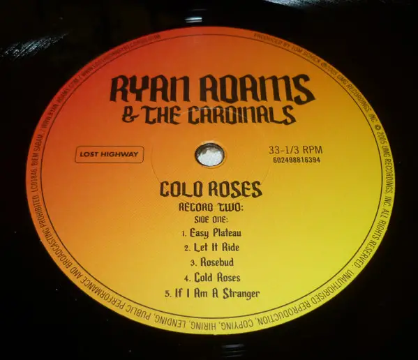 Ryan Adams & The Cardinals - Cold Roses (2 платівки, Gatefold, LP, Album) - фото №5