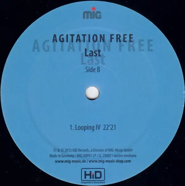 Agitation Free - Last (LP, Album, Reissue, Stereo) - фото №4