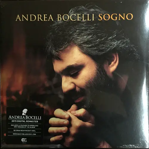 Andrea Bocelli - Sogno (2 платівки, Альбом, Перевидання, Ремастеринг)