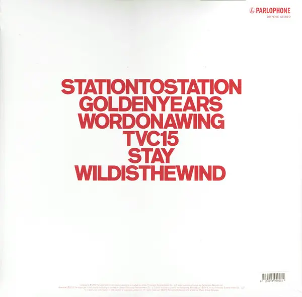 David Bowie - Station To Station (180g, LP, Album, Reissue, Remastered, Stereo) - фото №2