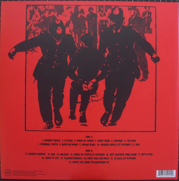 Abrasive Wheels - The Riot City Years 1981 - 1982 (LP, Compilation, Reissue) - фото №2