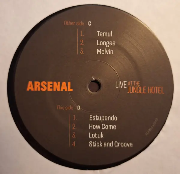 Arsenal - Live at The Jungle Hotel - 2LP+CD (Альбом) - фото №8