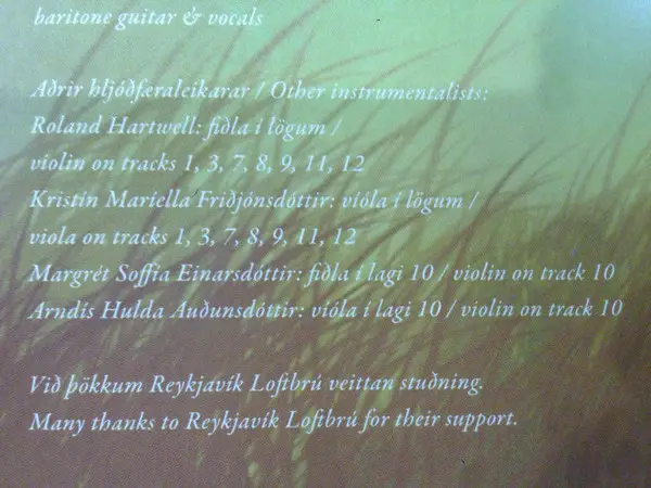 Árstíðir - Svefns Og Vöku Skil (Жёлтый, Красный, Чёрный, Альбом, Лимитированое, Переиздание) - фото №10