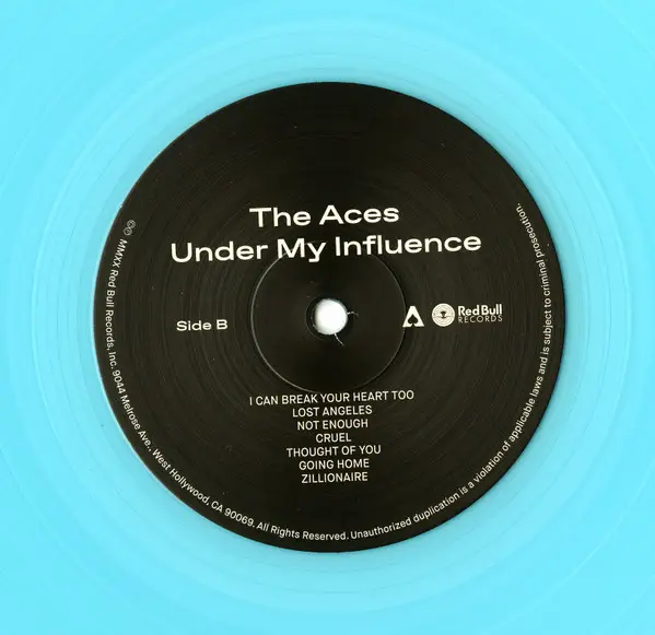 The Aces - Under My Influence (Translucent, LP, Album) - фото №10
