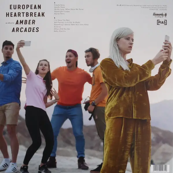 Amber Arcades - European Heartbreak (Синий, Альбом, Лимитированое) - фото №2