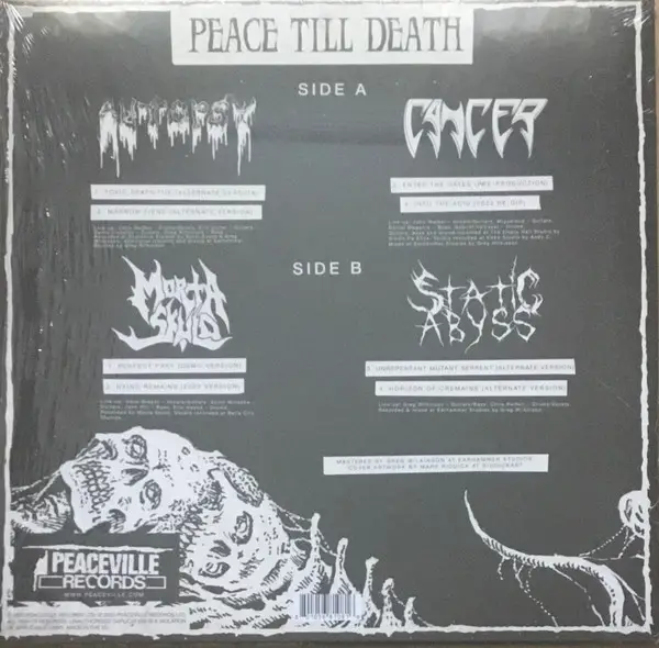 Autopsy & Cancer & Morta Skuld & Static Abyss - Peace Till Death (Сборник) - фото №3