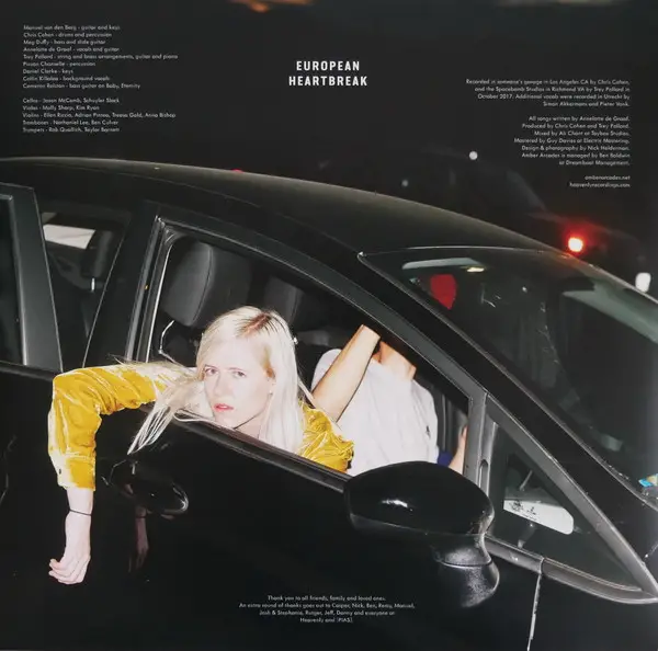 Amber Arcades - European Heartbreak (Синий, Альбом, Лимитированое) - фото №5