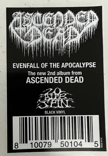 Ascended Dead - Evenfall Of The Apocalypse (Альбом) - фото №2