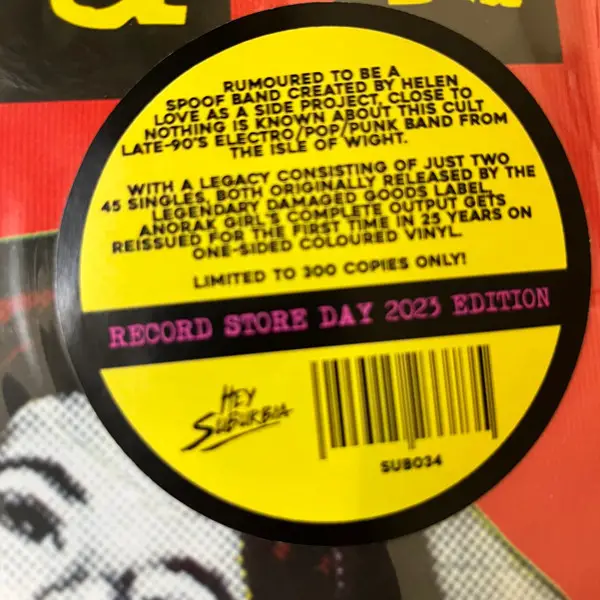 Anorak Girl - Plastic Fantastic (Красный, Прозрачный, Односторонний, Record Store Day, Сборник, Лимитированое) - фото №4