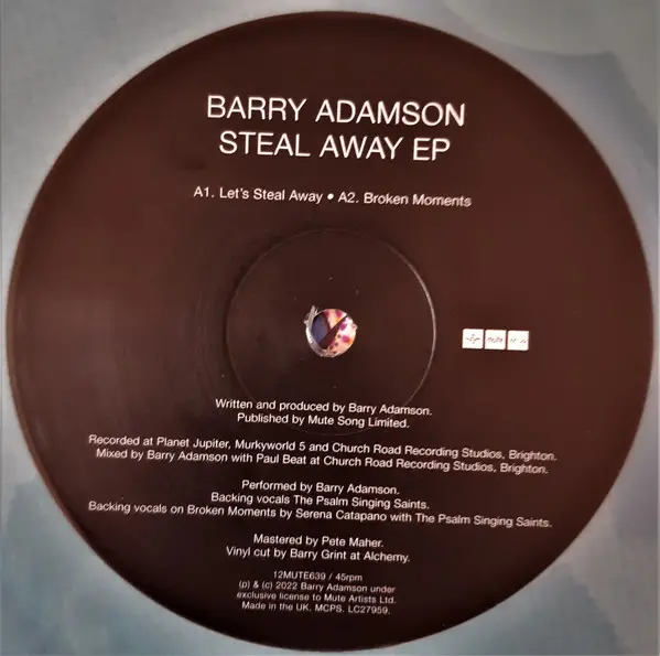 Barry Adamson - Steal Away EP (Blue, EP) - фото №4