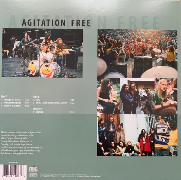 Agitation Free - Live '74 [At The Cliffs Of River Rhine] (LP, Album, Reissue) - фото №4