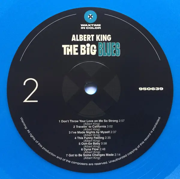 Albert King - The Big Blues (Синий, 180 грамм, Альбом, Лимитированое, Переиздание) - фото №4