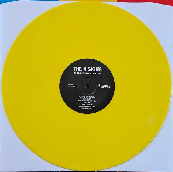 4 Skins - The Good, The Bad & The 4 Skins (Yellow, LP, Album, Reissue) - фото №11