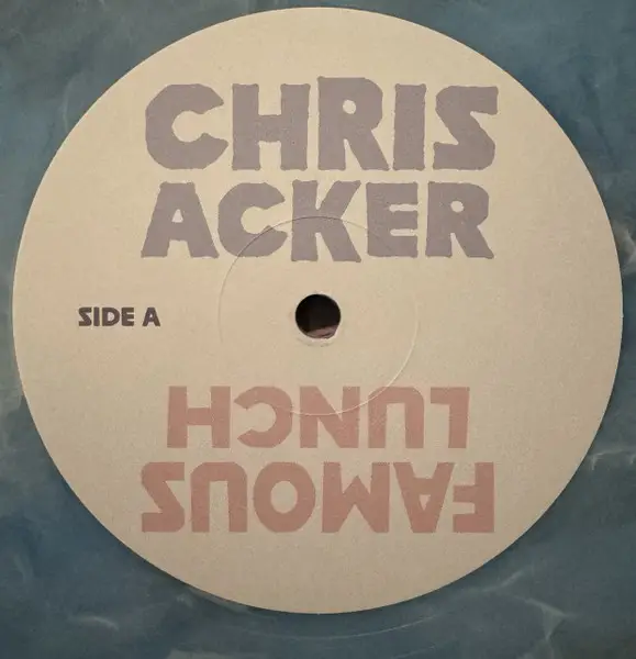 Chris Acker - Famous Lunch (Blue, LP, Album) - фото №5