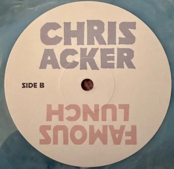 Chris Acker - Famous Lunch (Blue, LP, Album) - фото №6