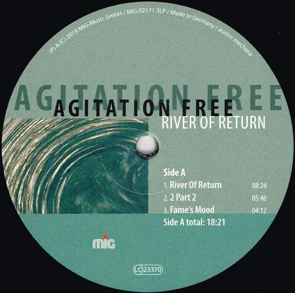 Agitation Free - River Of Return (2 платівки, LP, Album, Reissue) - фото №3
