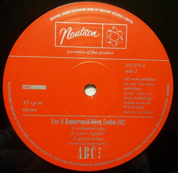 ABC - The Lexicon Of Love (40th Anniversary Edition) (4 платівки, Album, Reissue) - фото №26